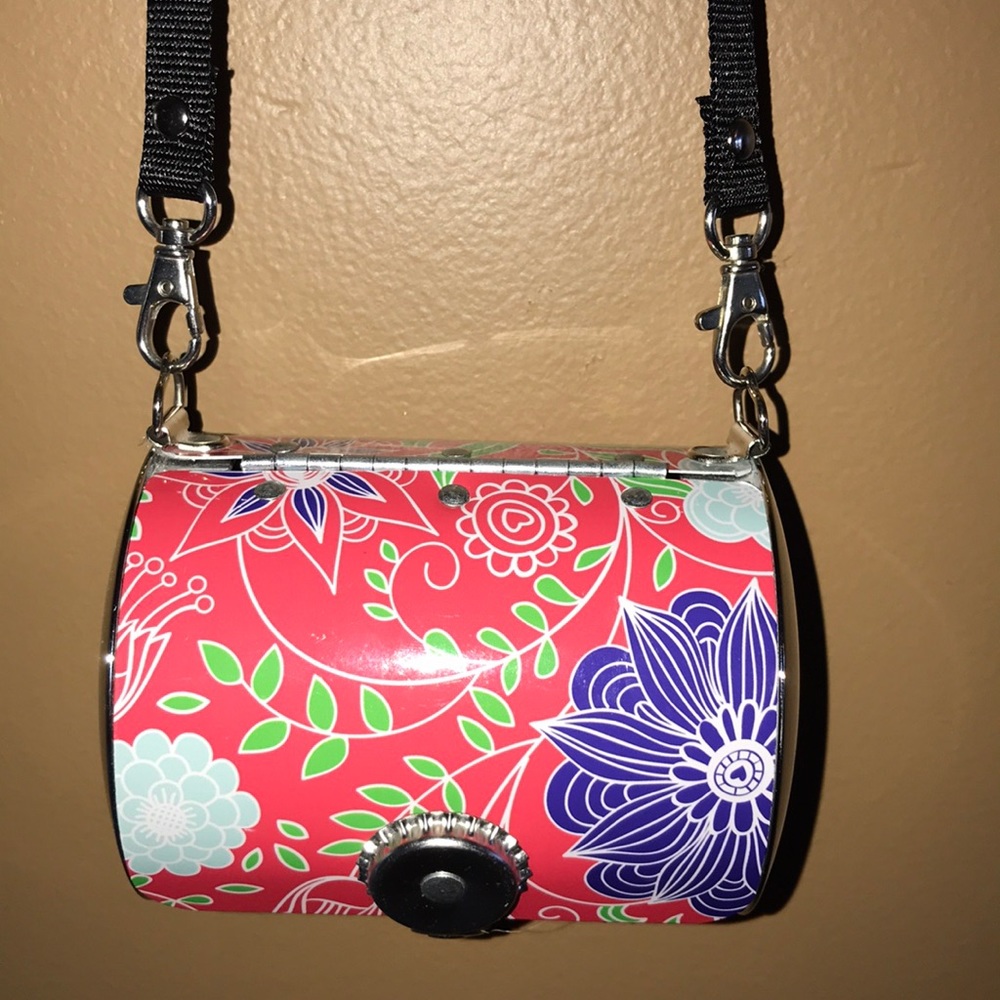 Little Earth Floral Shoulder Bag - Red, Green, Purple